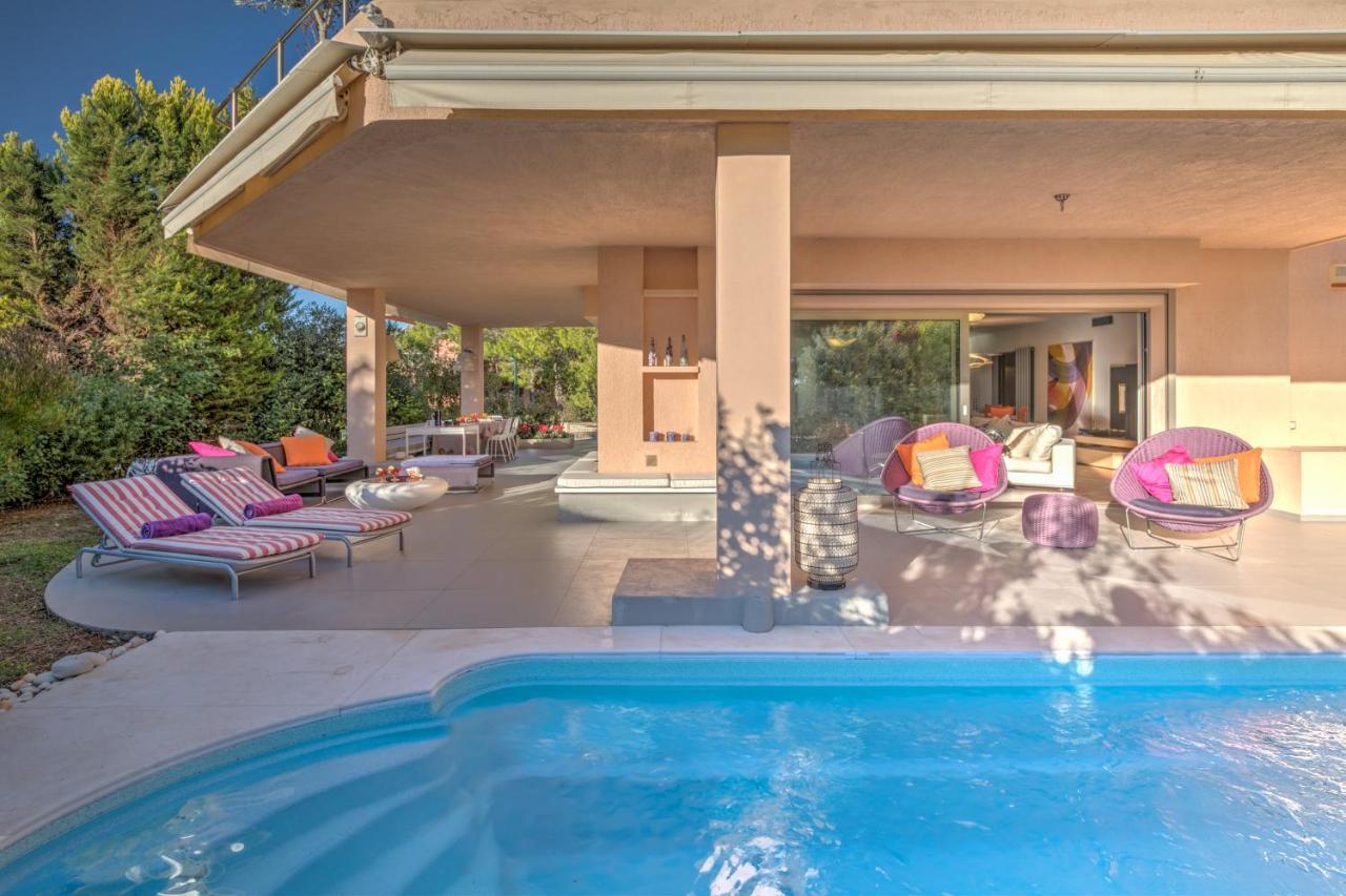 Luxurious Villa Philoxenia Lagonisi Ngoại thất bức ảnh
